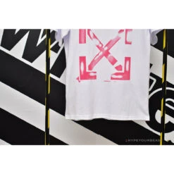 OFF-WHITE 99 Pink Arrow Tee Shirt 'WHITE' -Fusion Wear Shop 5 098d519e d2f4 4cc5 b2f8 5192d9c39c0b