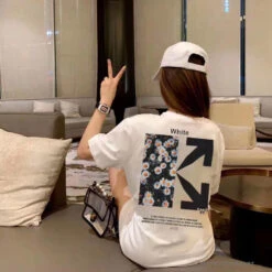 OFF-WHITE Daisy Graffiti Arrow Conley Tee Shirt 'WHITE' -Fusion Wear Shop 5 560d19c0 4292 4a24 b7dd e6064ed45f8dcopy