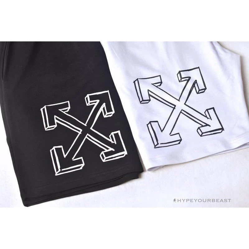 OFF-WHITE Dimensional Sketch Shorts 'BLACK' 10 OFF-WHITE Dimensional Sketch Shorts 'BLACK' - Image 10