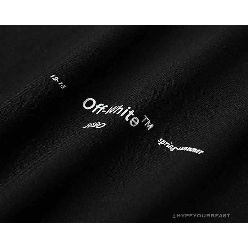 OFF-WHITE Monet Tee Shirt 'BLACK' 10 OFF-WHITE Monet Tee Shirt 'BLACK' - Image 10