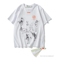 OFF-WHITE The Virgin And Child With Saint Anne Tee Shirt 'WHITE' 5 OFF-WHITE The Virgin And Child With Saint Anne Tee Shirt 'WHITE' -Fusion Wear Shop 5ab3bb53copy
