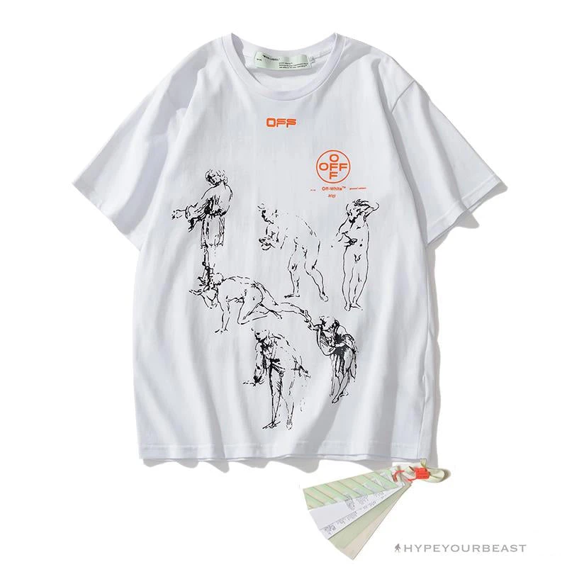 OFF-WHITE The Virgin And Child With Saint Anne Tee Shirt 'WHITE' 3 OFF-WHITE The Virgin And Child With Saint Anne Tee Shirt 'WHITE' - Image 3