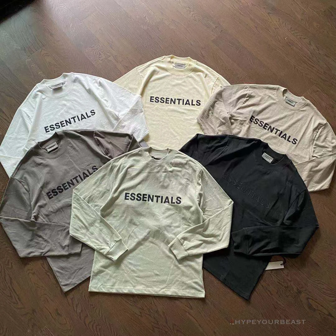 FOG 'ESSENTIALS' Long Sleeve Shirt Grey 3 FOG 'ESSENTIALS' Long Sleeve Shirt Grey - Image 3