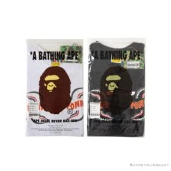 BAPE Shark Head PONR Tee Shirt 'BLACK' 25 BAPE Shark Head PONR Tee Shirt 'BLACK' -Fusion Wear Shop 5bea929e