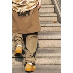 Bape Long Sleeve Tee Shirt Brown 23 Bape Long Sleeve Tee Shirt Brown -Fusion Wear Shop 5d891d39
