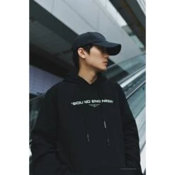 Off White Hoodie Machine Black -Fusion Wear Shop 5facf7f2