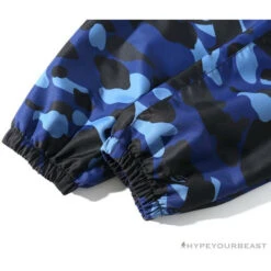 BAPE X RUSSELL ATHLETIC Drawstring Camouflage Pants 'BLUE' -Fusion Wear Shop 5fbbcca7