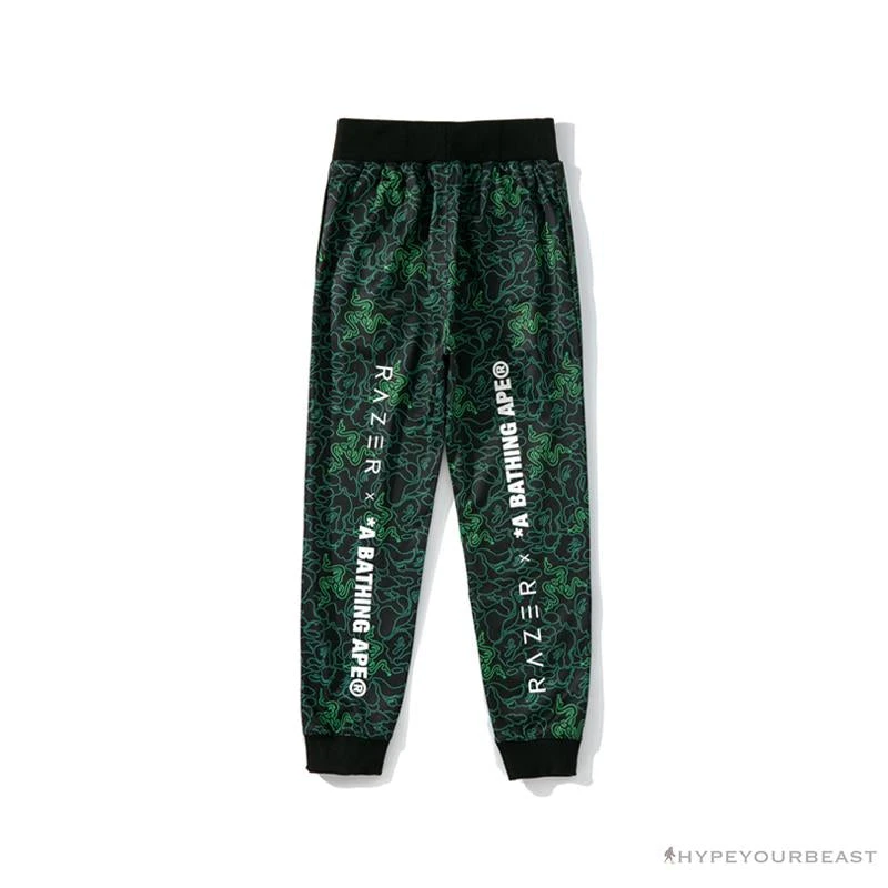 BAPE X RAZER Co-Branded Gaming Camouflage Green Pants 2 BAPE X RAZER Co-Branded Gaming Camouflage Green Pants - Image 2