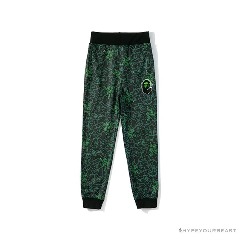 BAPE X RAZER Co-Branded Gaming Camouflage Green Pants 1 BAPE X RAZER Co-Branded Gaming Camouflage Green Pants