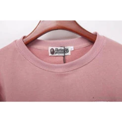 BAPE Behind The Great Ape-Man Head Long Sleeve Shirt 'PINK' -Fusion Wear Shop 61fb9f10