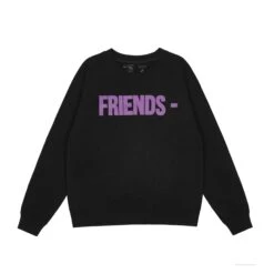 Vlone Purple Friends Shirt - Black -Fusion Wear Shop 64139470copy