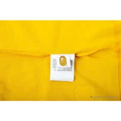 BAPE KIDS Small Net Pocket Ape Man Head Tee Shirt 'YELLOW' -Fusion Wear Shop 64756473