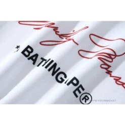 BAPE Marilyn Monroe Camouflage Background Hoodie 'WHITE' -Fusion Wear Shop 647cf986