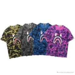 BAPE Camouflage Shark Head Classic Cotton Short Sleeve Tee Shirt 'BLUE' -Fusion Wear Shop 652a01b8 4f0323f3 9c3e 476b b9e4 3cc22544a6d3