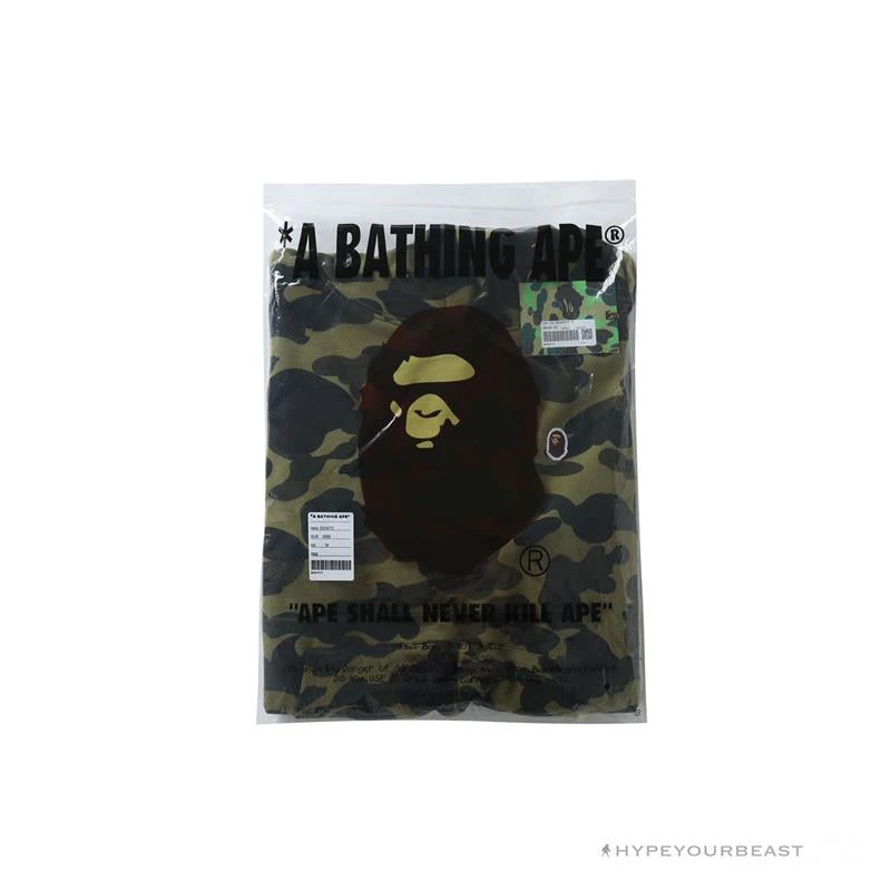 BAPE Camouflage Kangaroo Hooded Hoodie Green 6 BAPE Camouflage Kangaroo Hooded Hoodie Green - Image 6