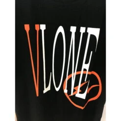 Vlone Orange And Black Tee Shirt -Fusion Wear Shop 665dd604