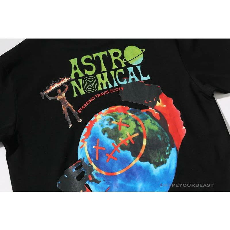 OFF-WHITE Travis Scott Cactus Jack Kakty Comek Tee Shirt 'BLACK' 5 OFF-WHITE Travis Scott Cactus Jack Kakty Comek Tee Shirt 'BLACK' - Image 5