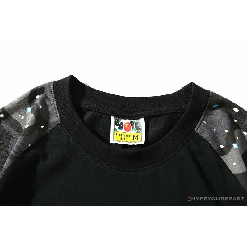 BAPE Baby Milo Galaxy Astronaut Luminous Tee Shirt 'BLACK' 3 BAPE Baby Milo Galaxy Astronaut Luminous Tee Shirt 'BLACK' - Image 3