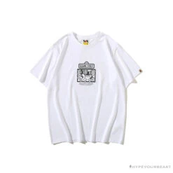 BAPE Baby Milo Sesame Street Plain Tee Shirt 'WHITE'