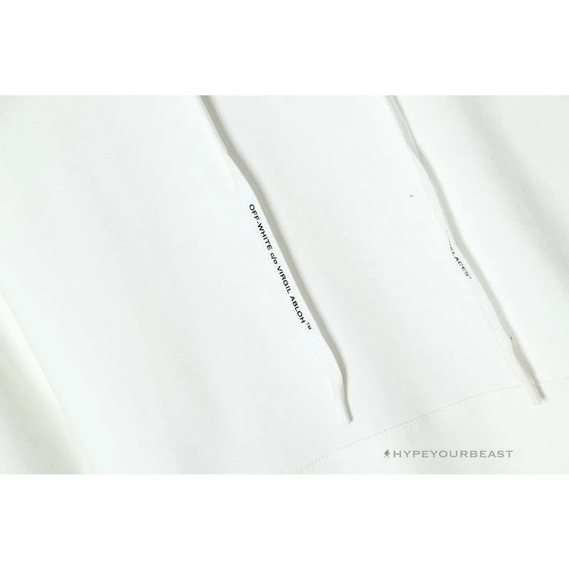 Off White Hoodie Skull White 5 Off White Hoodie Skull White - Image 5