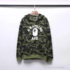 BAPE X Bathing Ape Head Camouflage Hoodie 'GREEN'