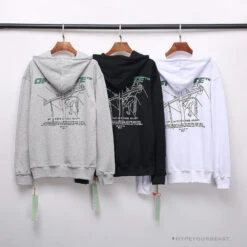 OFF-WHITE Hand-Painted Utility Pole Worker Hoodie 'WHITE' -Fusion Wear Shop 6 0014b0e3 1379 4c11 962c 1074db44d940copy
