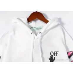 OFF-WHITE Pink Orange Arrow Hoodie 'WHITE' -Fusion Wear Shop 6 1bec6eff 2a81 49dc b429 1f67d8d42bd9copy