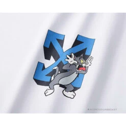 OFF-WHITE Tom And Jerry Loose Tee Shirt 'WHITE' -Fusion Wear Shop 6 9d6471ba 0036 4d22 9e0a 6ed6d8b40ba2copy