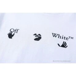 OFF-WHITE Sea Blue Cross Arrow Tee Shirt 'WHITE' -Fusion Wear Shop 6 c51eff89 b3b9 4ef4 8623 23f204033a59copy