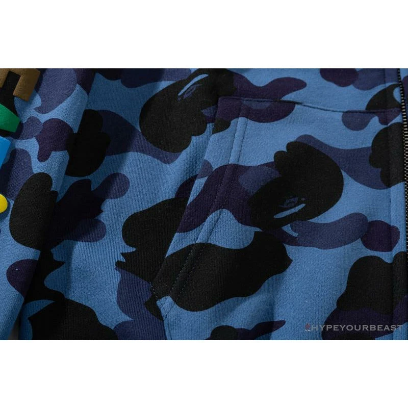 BAPE X Readymade Tiger Head Foam Camouflage Hoodie 'BLUE' 8 BAPE X Readymade Tiger Head Foam Camouflage Hoodie 'BLUE' - Image 8