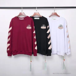 OFF-WHITE Rubber Strip Arrow Long Sleeve Shirt 'WHITE' 15 OFF-WHITE Rubber Strip Arrow Long Sleeve Shirt 'WHITE' -Fusion Wear Shop 6copy 8c951109 ac52 4574 9e40 8ae980bb33df