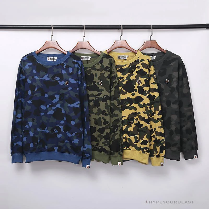 BAPE Classic Ape Head Embroidered Camouflage Long Sleeve Shirt 'GREEN' 7 BAPE Classic Ape Head Embroidered Camouflage Long Sleeve Shirt 'GREEN' - Image 7