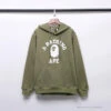 BAPE X Bathing Ape Head Hoodie 'ARMY GREEN'