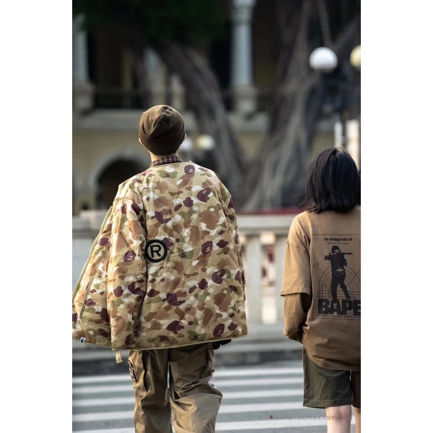 Bape Long Sleeve Tee Shirt Brown 11 Bape Long Sleeve Tee Shirt Brown - Image 11