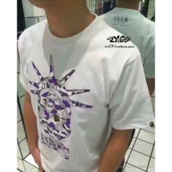 BAPE NYC New York Limited Purple Camouflage Ape Head Tee Shirt 'WHITE' -Fusion Wear Shop 7472ad16