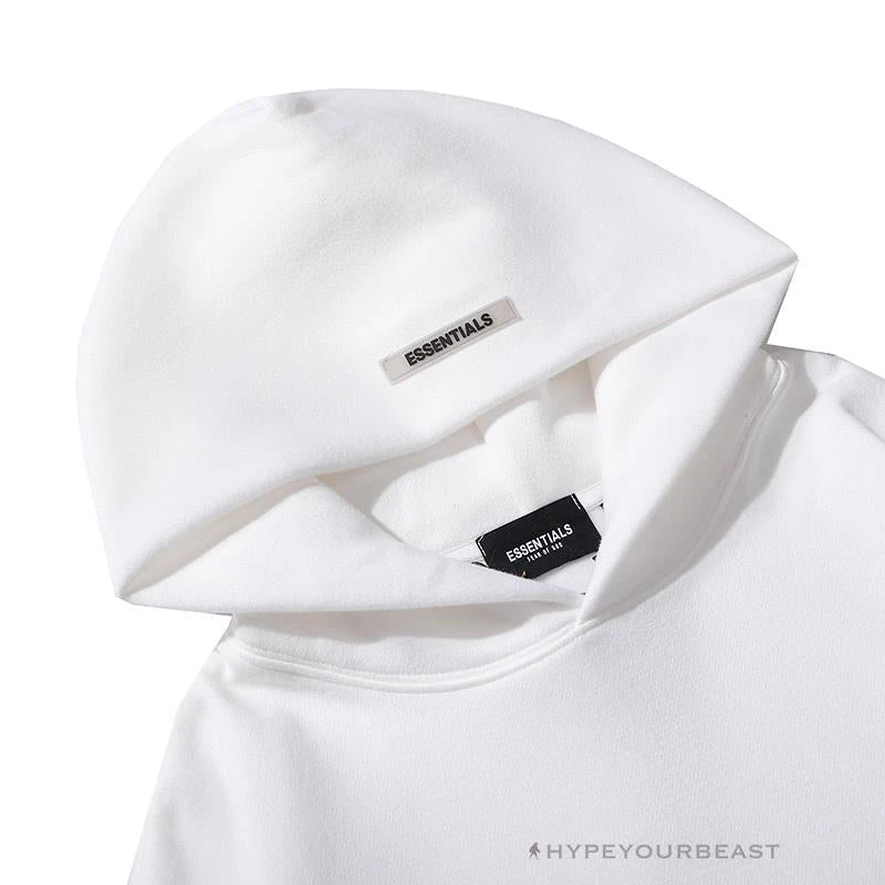 FOG Hoodie Reflective ‘ESSENTIALS’ White 3 FOG Hoodie Reflective ‘ESSENTIALS’ White - Image 3