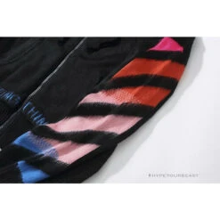 Off White Hoodie Blue Pink -Fusion Wear Shop 76680158