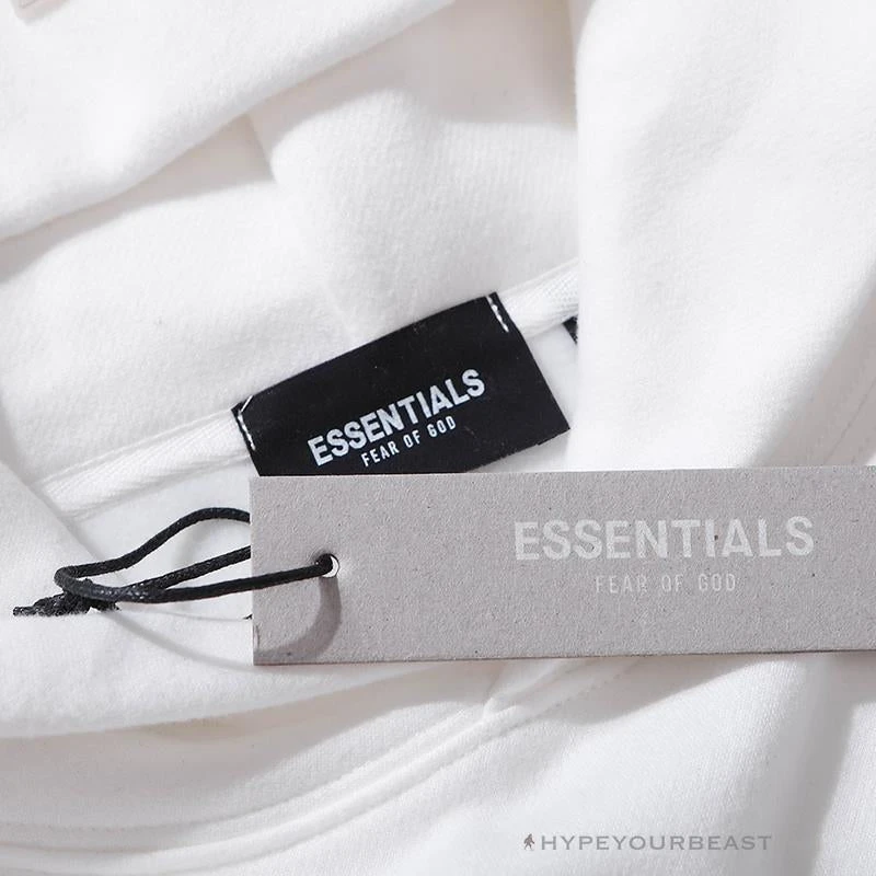 FOG Hoodie Reflective ‘ESSENTIALS’ White 4 FOG Hoodie Reflective ‘ESSENTIALS’ White - Image 4