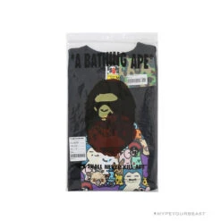 BAPE Pokémon Co-branded Ape Head Tee Shirt 'BLACK' -Fusion Wear Shop 78a40e38