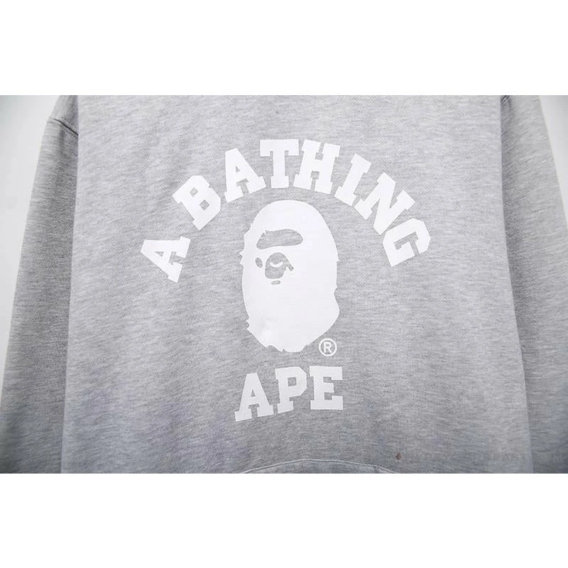 BAPE X Bathing Ape Head Hoodie 'GREY' 9 BAPE X Bathing Ape Head Hoodie 'GREY' - Image 9