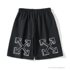 OFF-WHITE Dimensional Sketch Shorts 'BLACK'