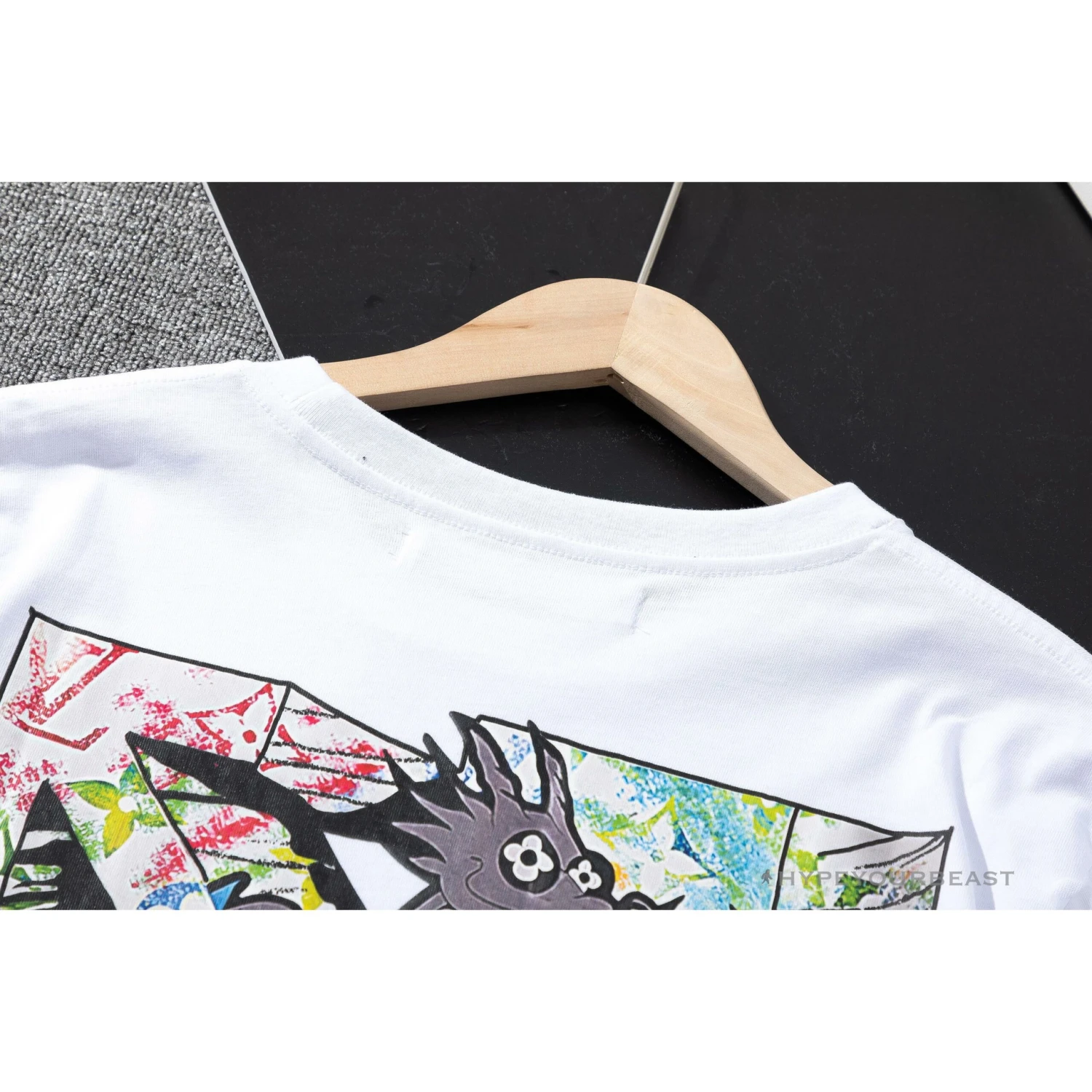 OFF-WHITE LV Pattern Cartoon Series Tee Shirt 'WHITE' 5 OFF-WHITE LV Pattern Cartoon Series Tee Shirt 'WHITE' - Image 5
