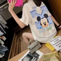 OFF-WHITE Disney Spring X Summer Mickey Arrow Tee Shirt 'WHITE' -Fusion Wear Shop 7 775417a1 bd00 475e b636 8104c7e4a6b7