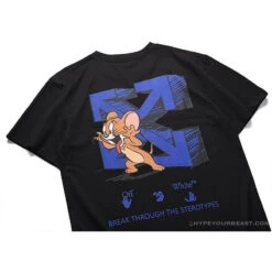 OFF-WHITE Classic Animated Tom And Jerry Arrow Tee Shirt 'BLACK' -Fusion Wear Shop 7 a2725407 a46d 4072 ae10 8e2c7ed8880e