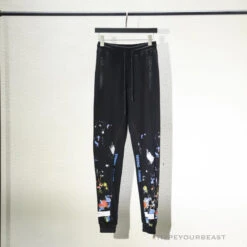 OFF-WHITE Pants Black Paint