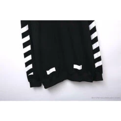 OFF-WHITE Classic Basic Cotton Terry Round Long Sleeve Shirt 'BLACK' -Fusion Wear Shop 7 bf8f8178 9660 4e94 92be c9200965282f