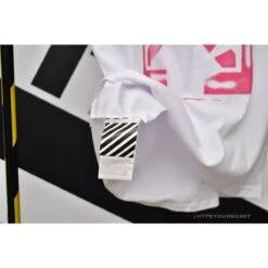 OFF-WHITE 99 Pink Arrow Tee Shirt 'WHITE' -Fusion Wear Shop 7 cd2461e3 9d81 448f 96ba 40f776af06c6