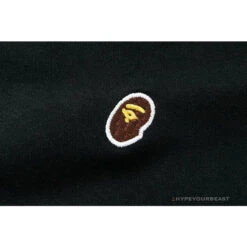 BAPE Classic Ape Head Embroidered Standard Cotton Terry Hoodie 'BLACK' -Fusion Wear Shop 7abf9afc