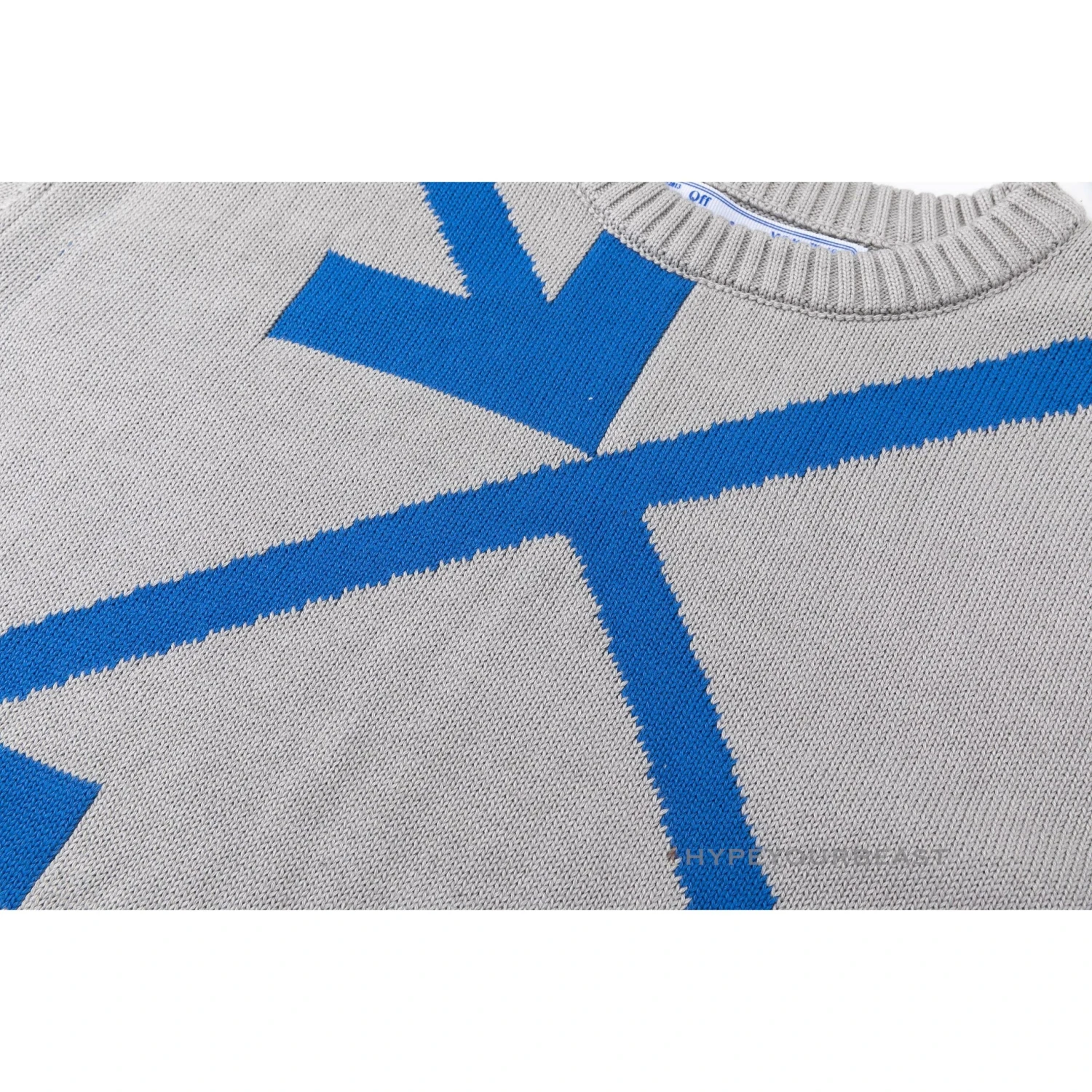 Off-White Shirt Blue Arrow 5 Off-White Shirt Blue Arrow - Image 5