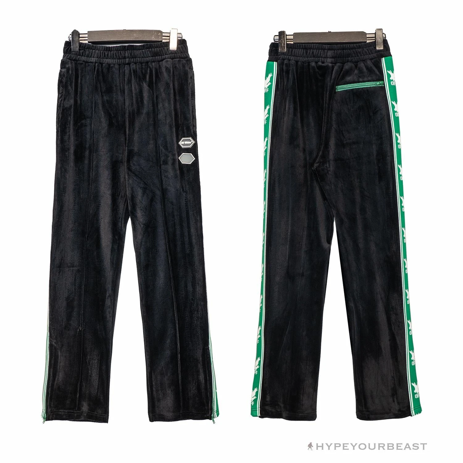 OFF-WHITE Side Webbing Casual Green Letter Pants 8 OFF-WHITE Side Webbing Casual Green Letter Pants - Image 8